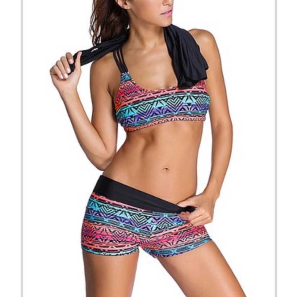 NEW 2-Piece Sporty Bikini Set Swimsuit Size M